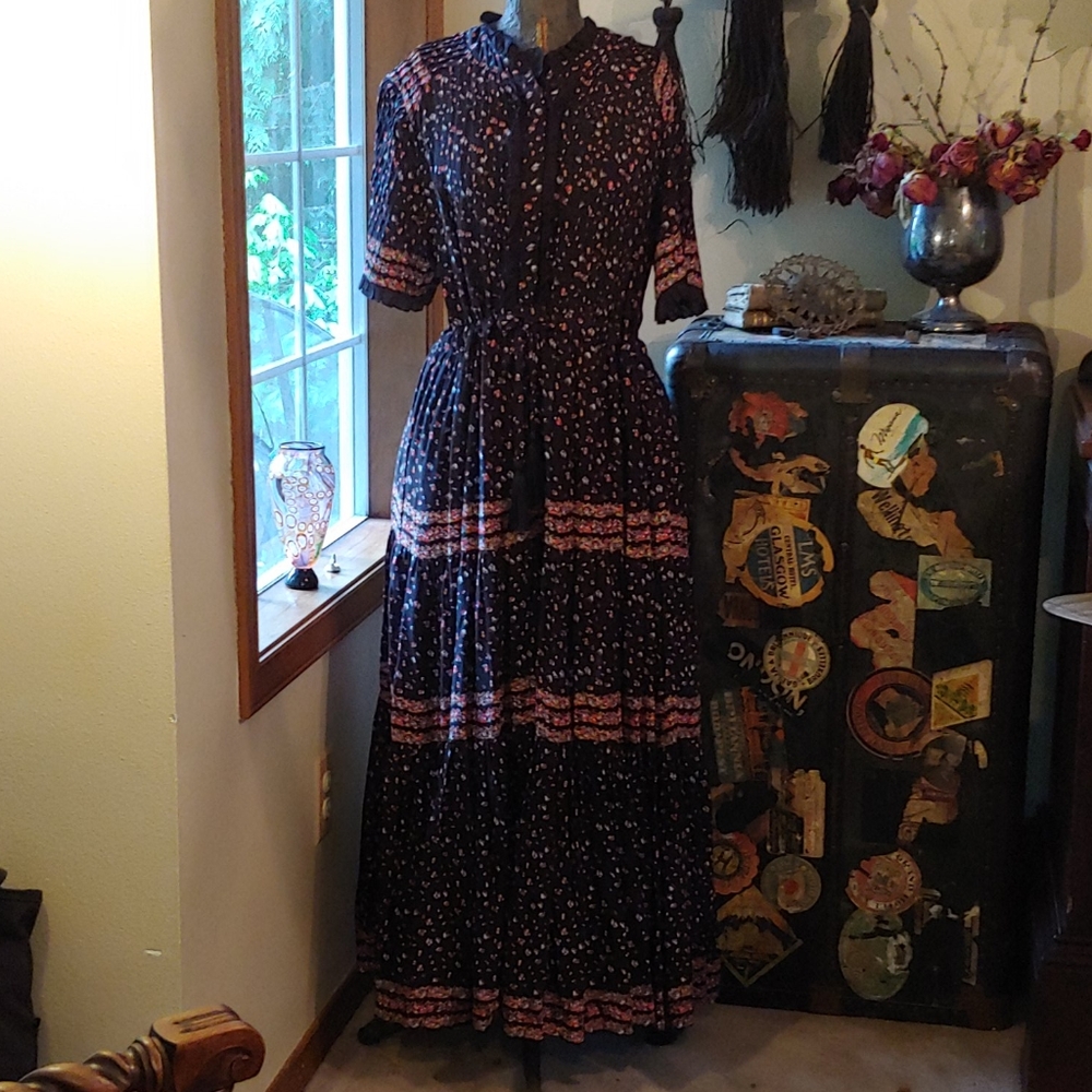 Free People Floral Maxi Dress XL